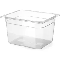 Super Merchant GN-container – polypropyleen – geur- en smaakvrij – 9,5L – transparant – 325x265x150 mm