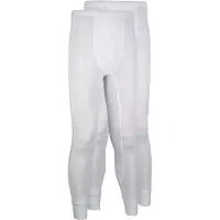 Avento Thermobroek Mannen - 2-Pack - Wit - Maat S