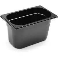 Super Merchant Gastronorm container – polycarbonaat – 4L – zwart – 265x162x150 mm