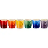 Le Creuset Signature stoneware mok 6-delig Rainbow