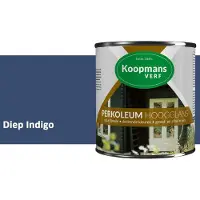 Koopmans Verf Koopmans Perkoleum Hoogglans Dekkend – Diep Indigo – 2,5 l – Dekkende Beits Buiten – Schutting, Gevel & Tuinhout