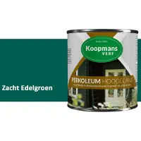 Koopmans Verf Koopmans Perkoleum Hoogglans Dekkend – Zacht Edelgroen – 2,5 l – Dekkende Beits Buiten – Schutting, Gevel & Tuinhout
