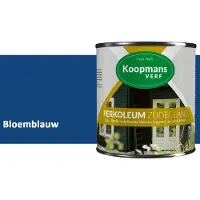 Koopmans Verf Koopmans Perkoleum Zijdeglans Dekkend – Houtverf Buiten – Dekkende Beits voor Schutting & Gevel – Elastisch & Weerbestendig – 750 ml – Bloemblauw