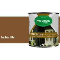 Koopmans Verf Koopmans Perkoleum Hoogglans Dekkend – Zachte Klei – 2,5 l – Dekkende Beits Buiten – Schutting, Gevel & Tuinhout