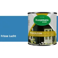 Koopmans Verf Koopmans Perkoleum Zijdeglans Dekkend – Houtverf Buiten – Dekkende Beits voor Schutting & Gevel – Elastisch & Weerbestendig – 2,5 l – Frisse Lucht