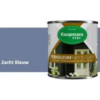Koopmans Verf Koopmans Perkoleum Hoogglans Dekkend – Zacht Blauw – 750 ml – Dekkende Beits Buiten – Schutting, Gevel & Tuinhout