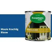 Koopmans Verf Koopmans Perkoleum Zijdeglans Dekkend – Houtverf Buiten – Dekkende Beits voor Schutting & Gevel – Elastisch & Weerbestendig – 2,5 l – Mooie Krachtig Blauw