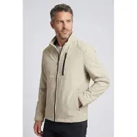Baileys Regular Fit Jas beige, Effen