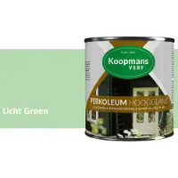 Koopmans Verf Koopmans Perkoleum Hoogglans Dekkend – Licht Groen – 750 ml – Dekkende Beits Buiten – Schutting, Gevel & Tuinhout