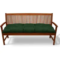 Beautissu Bankkussen Flair BK – Zitkussen Tuinkussen 100x50x8 cm groen - kussen voor tuinbank