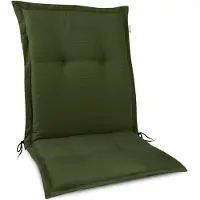Beautissu HighLux NL Zitkussen voor Tuinstoel Kussen 105x50x7cm Donker Groen