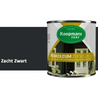 Koopmans Verf Koopmans Perkoleum Zijdeglans Dekkend – Houtverf Buiten – Dekkende Beits voor Schutting & Gevel – Elastisch & Weerbestendig – 750 ml – Zacht Zwart