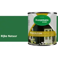 Koopmans Verf Koopmans Perkoleum Zijdeglans Dekkend – Houtverf Buiten – Dekkende Beits voor Schutting & Gevel – Elastisch & Weerbestendig – 2,5 l – Rijke Natuur