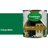 Koopmans Verf Koopmans Perkoleum Hoogglans Dekkend – Frisse Mint – 2,5 l – Dekkende Beits Buiten – Schutting, Gevel & Tuinhout