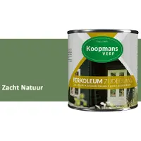Koopmans Verf Koopmans Perkoleum Zijdeglans Dekkend – Houtverf Buiten – Dekkende Beits voor Schutting & Gevel – Elastisch & Weerbestendig – 750 ml – Zacht Natuur