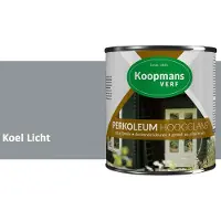 Koopmans Verf Koopmans Perkoleum Hoogglans Dekkend – Koel Licht – 2,5 l – Dekkende Beits Buiten – Schutting, Gevel & Tuinhout