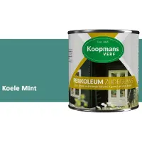 Koopmans Verf Koopmans Perkoleum Zijdeglans Dekkend – Houtverf Buiten – Dekkende Beits voor Schutting & Gevel – Elastisch & Weerbestendig – 2,5 l – Koele Mint