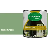 Koopmans Verf Koopmans Perkoleum Zijdeglans Dekkend – Houtverf Buiten – Dekkende Beits voor Schutting & Gevel – Elastisch & Weerbestendig – 2,5 l – Zacht Groen
