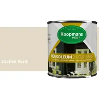 Koopmans Verf Koopmans Perkoleum Zijdeglans Dekkend – Houtverf Buiten – Dekkende Beits voor Schutting & Gevel – Elastisch & Weerbestendig – 2,5 l – Zachte Parel