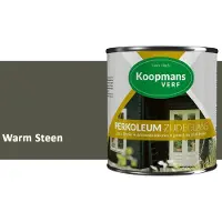 Koopmans Verf Koopmans Perkoleum Zijdeglans Dekkend – Houtverf Buiten – Dekkende Beits voor Schutting & Gevel – Elastisch & Weerbestendig – 750 ml – Warm Steen