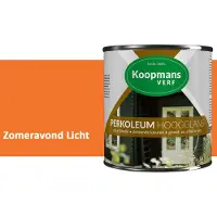 Koopmans Verf Koopmans Perkoleum Hoogglans Dekkend – Zomeravond Licht – 2,5 l – Dekkende Beits Buiten – Schutting, Gevel & Tuinhout