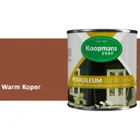 Koopmans Verf Koopmans Perkoleum Zijdeglans Dekkend – Houtverf Buiten – Dekkende Beits voor Schutting & Gevel – Elastisch & Weerbestendig – 2,5 l – Warm Koper