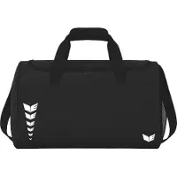 Erima Intro Line (Size Medium) Sporttas Met Zijvakken - Zwart | Maat: M