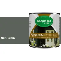 Koopmans Verf Koopmans Perkoleum Hoogglans Dekkend – Natuurmix – 750 ml – Dekkende Beits Buiten – Schutting, Gevel & Tuinhout