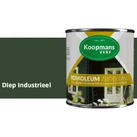 Koopmans Verf Koopmans Perkoleum Zijdeglans Dekkend – Houtverf Buiten – Dekkende Beits voor Schutting & Gevel – Elastisch & Weerbestendig – 750 ml – Diep Industrieel