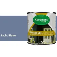 Koopmans Verf Koopmans Perkoleum Zijdeglans Dekkend – Houtverf Buiten – Dekkende Beits voor Schutting & Gevel – Elastisch & Weerbestendig – 2,5 l – Zacht Blauw