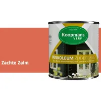 Koopmans Verf Koopmans Perkoleum Zijdeglans Dekkend – Houtverf Buiten – Dekkende Beits voor Schutting & Gevel – Elastisch & Weerbestendig – 2,5 l – Zachte Zalm