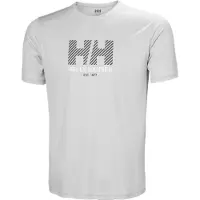 Helly Hansen HH Tech Graphic T-Shirt 2.0, heren, lichtgrijs