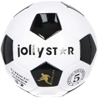 Jollity Jolly Star Voetbal Semi Pro - Voetbal voor Kids - Zwart Wit
