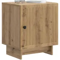 vidaXL Nachtkastje 2 st Artisanaal eiken 43 x 34,5 x 50 cm
