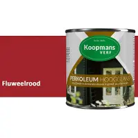 Koopmans Verf Koopmans Perkoleum Hoogglans Dekkend – Fluweelrood – 2,5 l – Dekkende Beits Buiten – Schutting, Gevel & Tuinhout