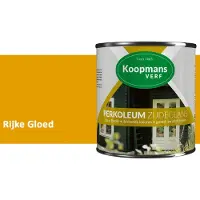 Koopmans Verf Koopmans Perkoleum Zijdeglans Dekkend – Houtverf Buiten – Dekkende Beits voor Schutting & Gevel – Elastisch & Weerbestendig – 2,5 l – Rijke Gloed