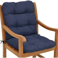 Beautissu Flair NL Ligbed, 100x50x8 cm, donkerblauw, voor buitengebruik