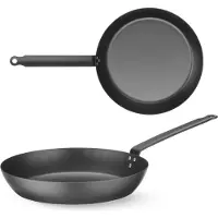 Hendi Koekenpan – Carbon Staal – Ø 30 cm – Inductie & Ovenbestendig – Ergonomische Handgreep