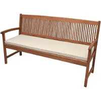 Beautissu Tuinkussen Base BK - Bankkussen 100x48cm natuur - kussen voor tuinbank