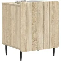 vidaXL Nachtkastje 2 pcs Sonoma Eiken 43 x 34,5 x 52 cm Bewerkt hout