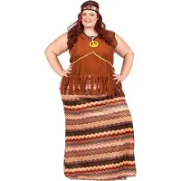 Finidi Mooi Hippie dame kostuum Eline