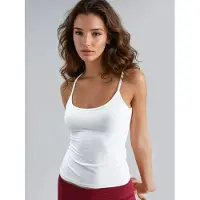 Busem Getailleerde U-hals Gebreide Tanktop