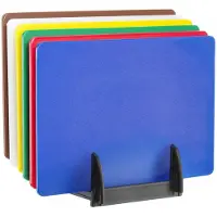 Super Merchant Set van 6 HACCP snijplanken incl. R, Snijplank