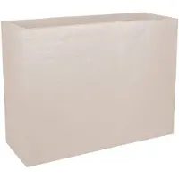 Eda Bloembak Plantenbak 46 liter - 78,5 x 29,5 cm - Hoogte 60 cm - Beige