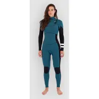 Hurley Plus 4/3 Mm Dames Wetsuit Van Neopreen Met Lange Mouwen En Rits Op De Borst