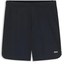 BOSS Active Sneldrogende short van stretchmateriaal met diepe mesh zakken Maat M