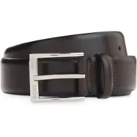 BOSS Riem van Italiaans fabricaat met logogesp