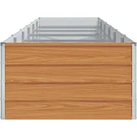 vidaXL Verhoogde plantenbak Lichtbruin 480 x 80 x 45 cm