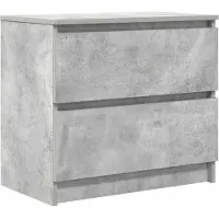 vidaXL Tv-meubel 60x35x54 cm bewerkt hout betongrijs