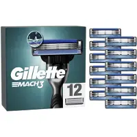 Gillette Mach3 Scheermesjes Voor Mannen - 12 Navulmesjes